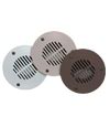 our light grey, tan, and dark brown crawl space vent openings