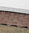 crawl space insulation installed in Darlington over our extra large drainage matting