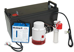 a battery backup sump pump system in Bennettsville