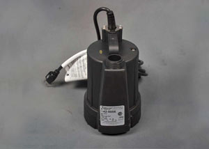 floor sucker sump pump used for dry basements in Manning