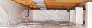 an encapsulated crawl space system in Lancaster