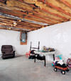 CleanSpace® basement wall vapor barrier installed in Wilmington