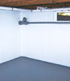 Sumter, SC and NC wet basement wall covering that tucks into a perimeter drainage system