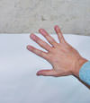 closeup of a plastic basement wall covering on concrete in Wilmington