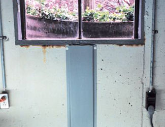Repaired waterproofed basement window leak in Pawleys Island